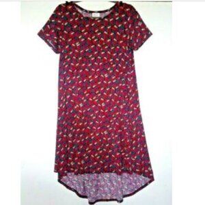 Lularoe Carly Unicorn dress Geometric print Sz S